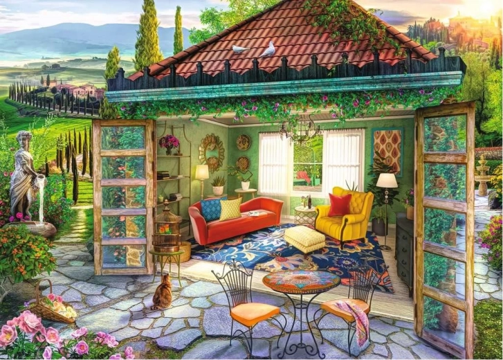Ravensburger dėlionė Tuskanos oazė 1000 dalių