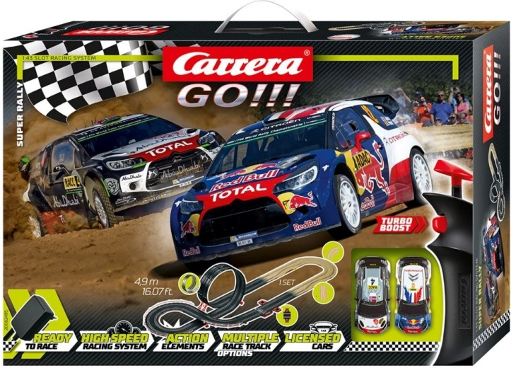 Lenktynių trasa CARRERA GO!!! Super Rally 4,9 m
