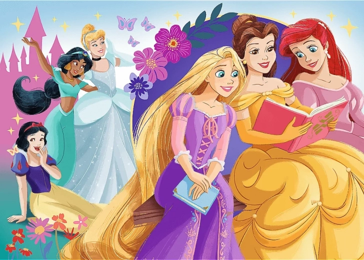TrefL Sparkling Puzzle Princesses – The Glow of Friendship 100 pieces