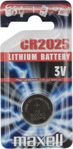 Ličio plokščiosios baterijos CR2025 3 V – 5 vnt.