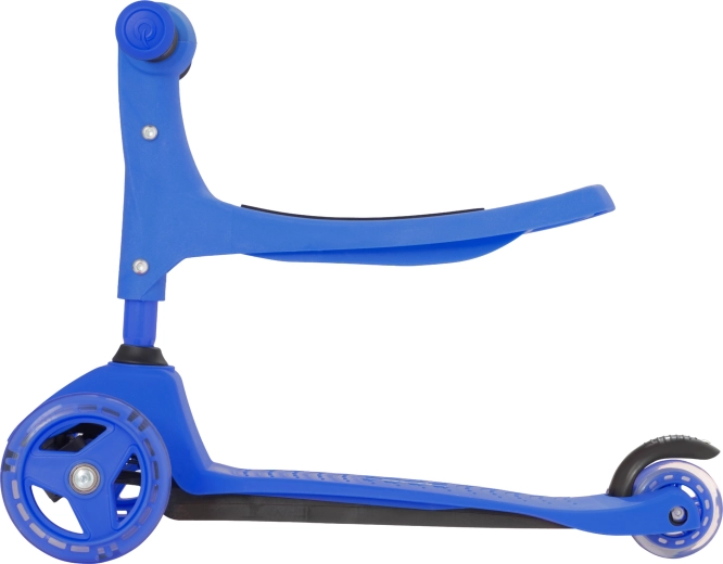 2 viename: važinėjimo žaislas ir paspirtukas