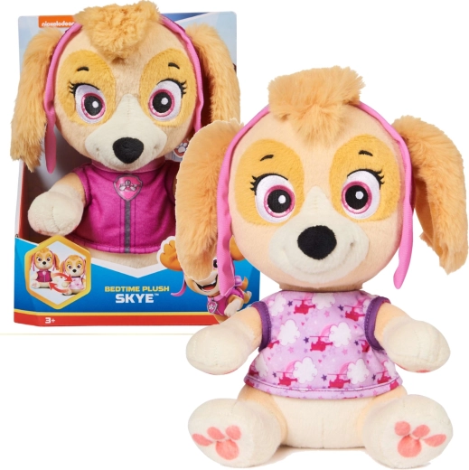 Plušinis žaislas PAW PATROL Skye Bedtime 25 cm