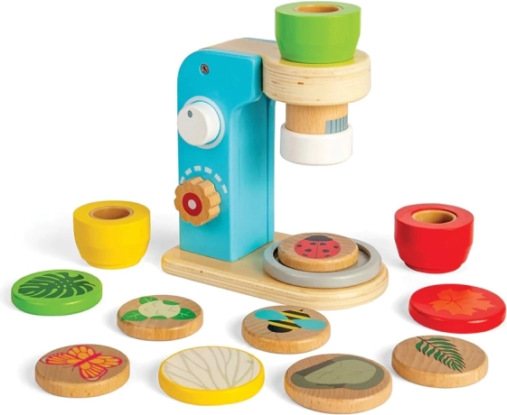 Medinis mikroskopas vaikams Bigjigs Toys