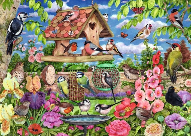 Ravensburger dėlionė „Paukščių stalas“ 1000 dalių