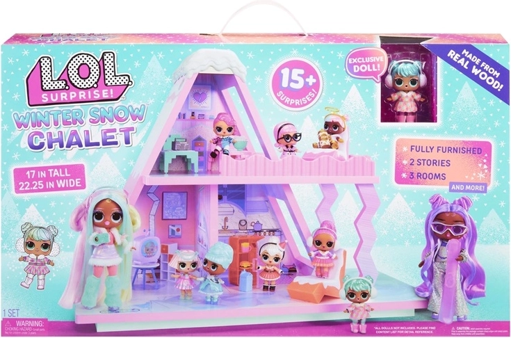 L.O.L. Surprise Winter Snow Chalet Dollhouse