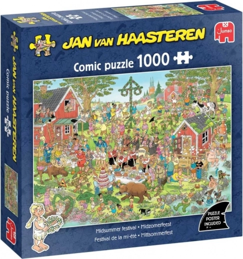Jumbo dėlionė Jan van Haasteren vasaros festivalis 1000 dalių