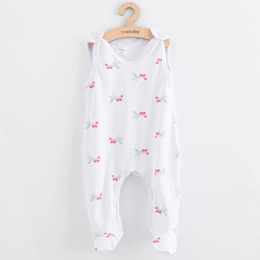 Baby footed romper New Baby Classic II raspberry 80