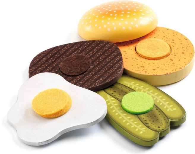 Stack your burger layer by layer