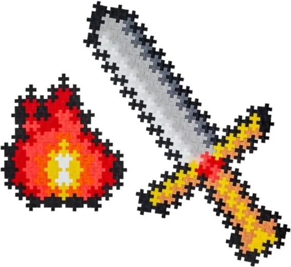 Pixel sword as a decoration