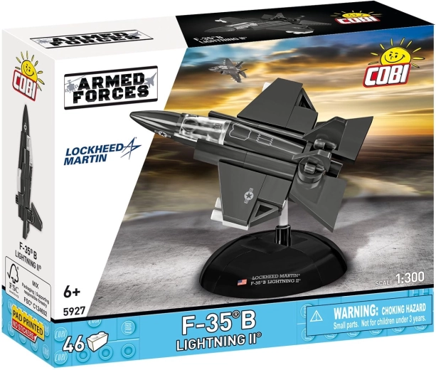 Cobi Armed Forces Lockheed Martin F-35B Lightning II 1:300 building kit, 46 pieces