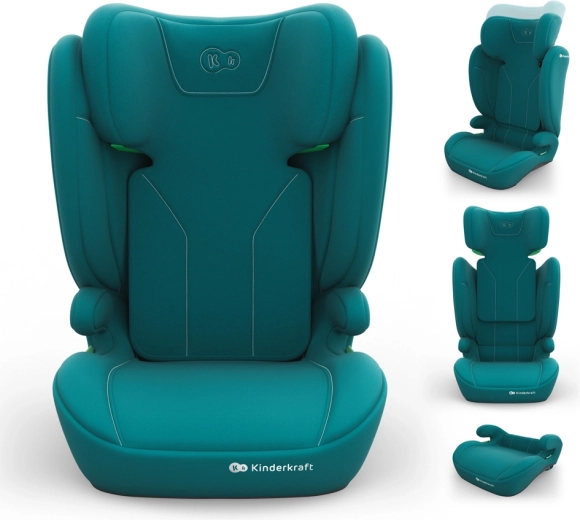 Kinderkraft automobilinė kėdutė I-SPARK 2 PLUS i-Size 100–150 cm, žalia