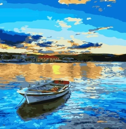 Norimpex Paint by Numbers Boat 40 × 50 cm