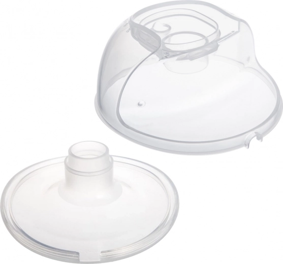 Canpol babies atsarginis silikoninis piltuvėlis 24 mm ir pieno talpykla SmartSense pientraukiui