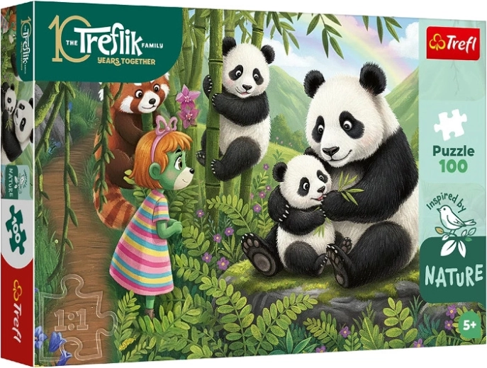 Inspired by Nature Panda Puzzle (100 Pieces)