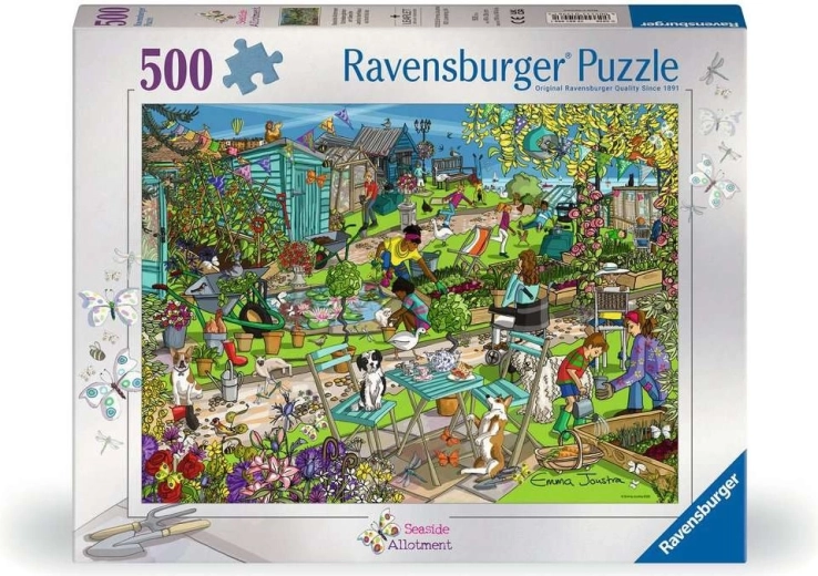 Ravensburger dėlionė „Pajūrio sodas“ 500 detalių