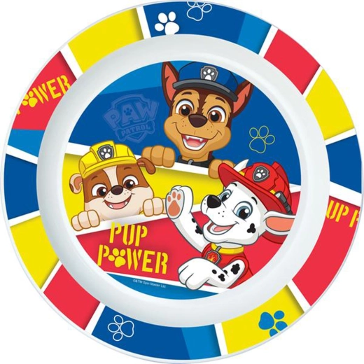 Plastikinė PAW Patrol lėkštė 22 cm, mėlyna