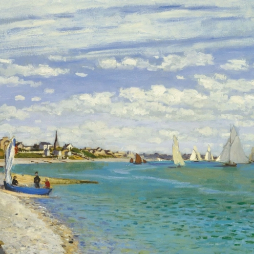 Curiosi kvadratinė dėlionė Q Art: Regata Sainte‑Adresse, 66 dalių