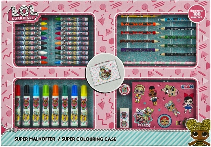 LOL Surprise mini art case – more than 100 pieces - 1 piece
