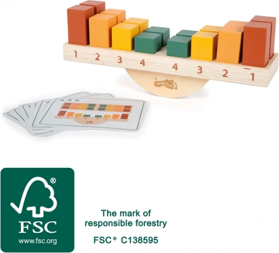 Montessori balancing game made of wood SMALL FOOT