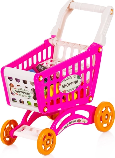 Children's shopping cart with groceries CHIPOLINO