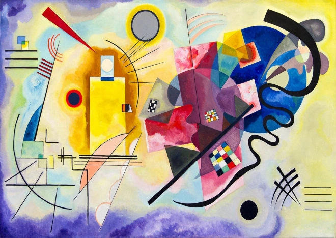 Puzzle Vassily Kandinsky Yellow, Red, Blue 1000 pieces