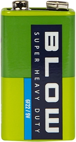 BLOW baterija 9V 6F22 Super Heavy Duty – 1 vnt.