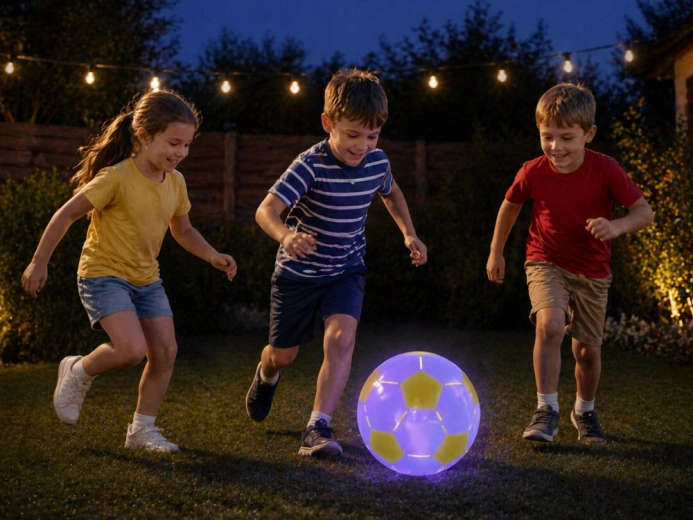 LED apšvietimas žaidimams ir temstant