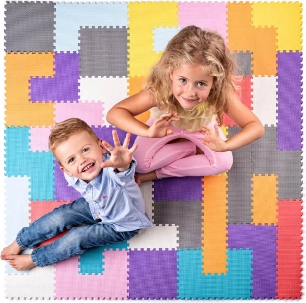 Putų grindų dėlionė TETRIS PLASTICA 120 × 120 cm