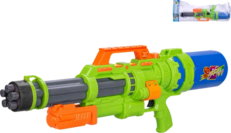 Green water gun with pump, 68 cm