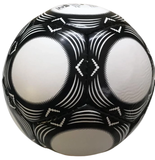 Mini futbolo kamuolys juodai baltas Sparkys