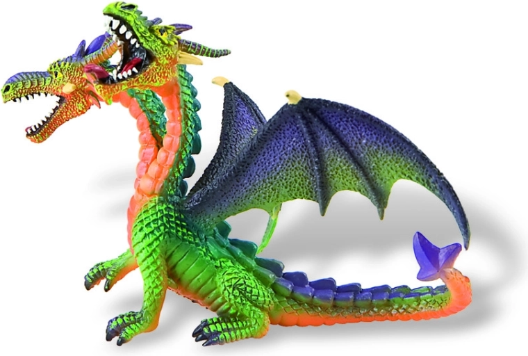 Bullyland Two-Headed Dragon – Colorful Figure