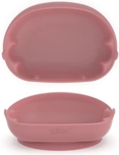 Bibado Learning Curve Silicone Suction Bowl Blush