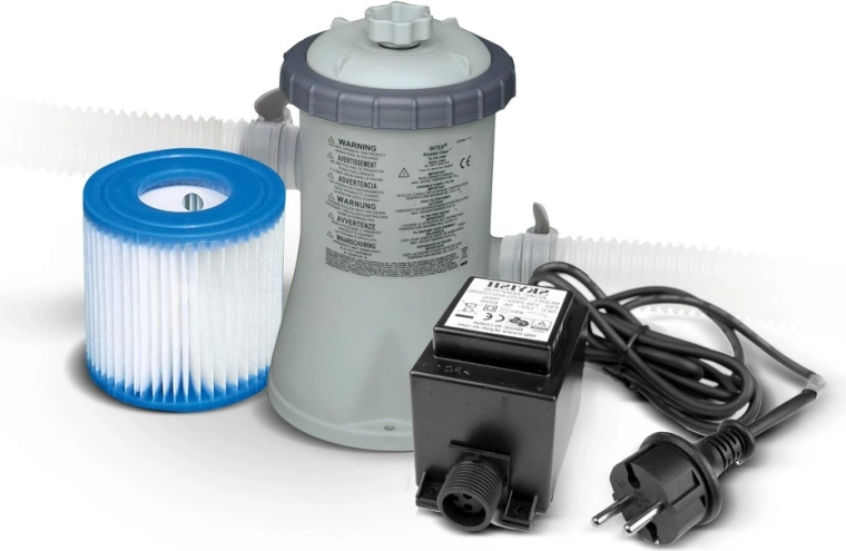 Baseino filtravimo siurblys 1250 l/val. su 12 V transformatoriumi INTEX