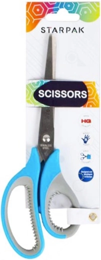 Starpak Scissors with Ergonomic Handle, 21 cm