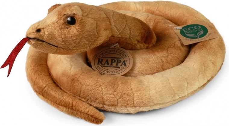 Plush Snake Brown 90 cm RAPPA eco-friendly