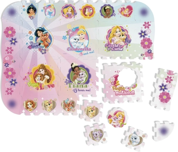 Putų dėlionė Disney princesės 12 vnt.