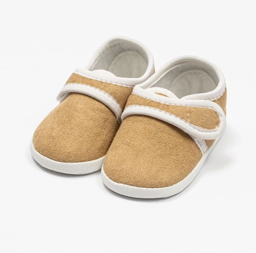 Baby suede booties New Baby brown 0–3 months