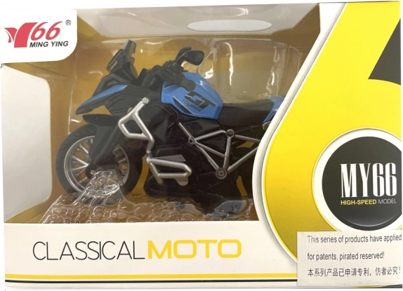 Motociklas su užvedimo (užtraukimo) mechanizmu 1:14