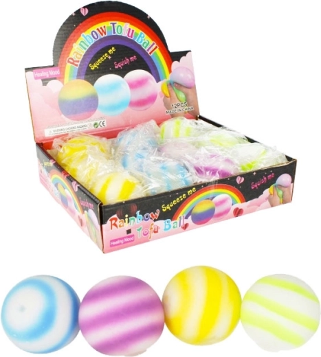 Anti-stress ball 7 cm – soft rubber ball for fun and hand exercise