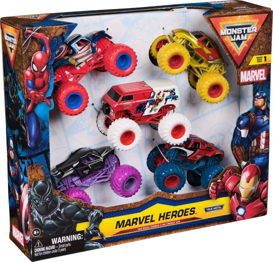 5 herojiški monster sunkvežimiai vienoje pakuotėje