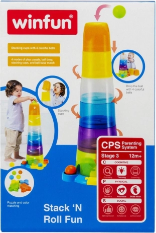 Winfun bokštas su kamuoliukais vaikams