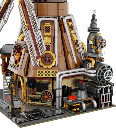 Rich steampunk details