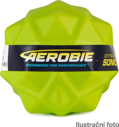 Aerobie Sonic Bounce kamuoliukas 66 mm – smagus šokinėjantis kamuoliukas su nenuspėjamu atšokimu