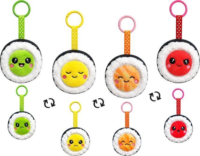 Kawaii pakabukas, papuošiantis raktus ir kuprinę