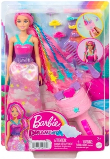 Barbie Princess with hairstyling twister for spiral strands