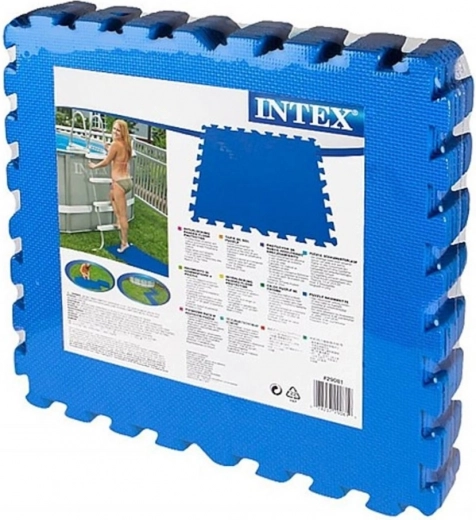 Foam puzzle mats for the pool – clean zone at the entrance