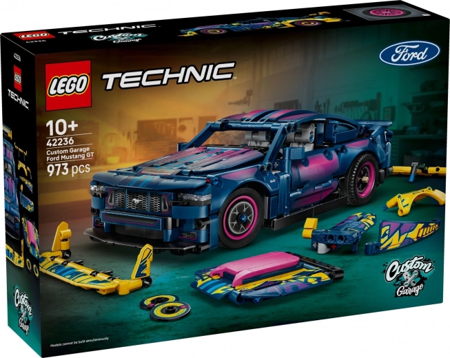 LEGO Technic tiuningo dirbtuvės: Ford Mustang GT
