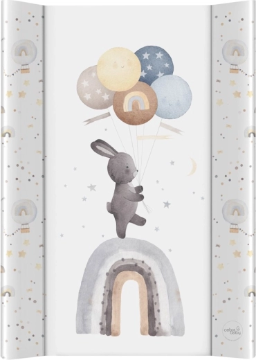 Ceba Baby vystymo kilimėlis su kieta lentele 50 × 70 cm Basic Rainbow Walk