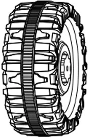 JAMARA front wheel for Bufalo 12 V children's electric vehicle