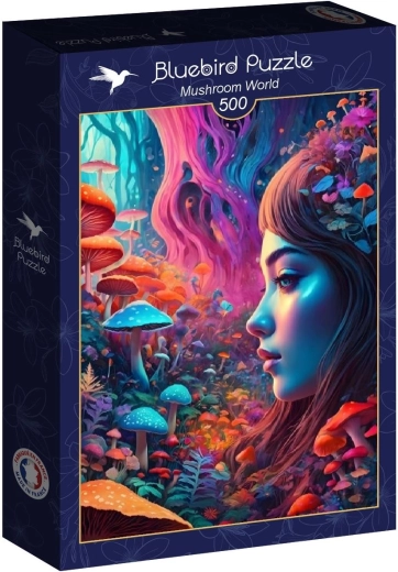 Puzzle World of Mushrooms 500 pieces BLUEBIRD